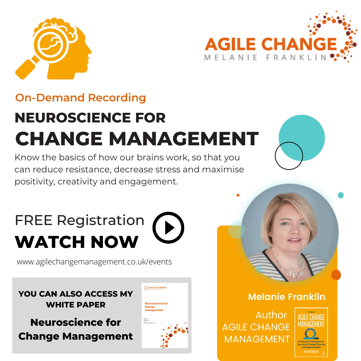 On Demanding Recording Neuroscience for Change Management Webinar with Melanie Franklin